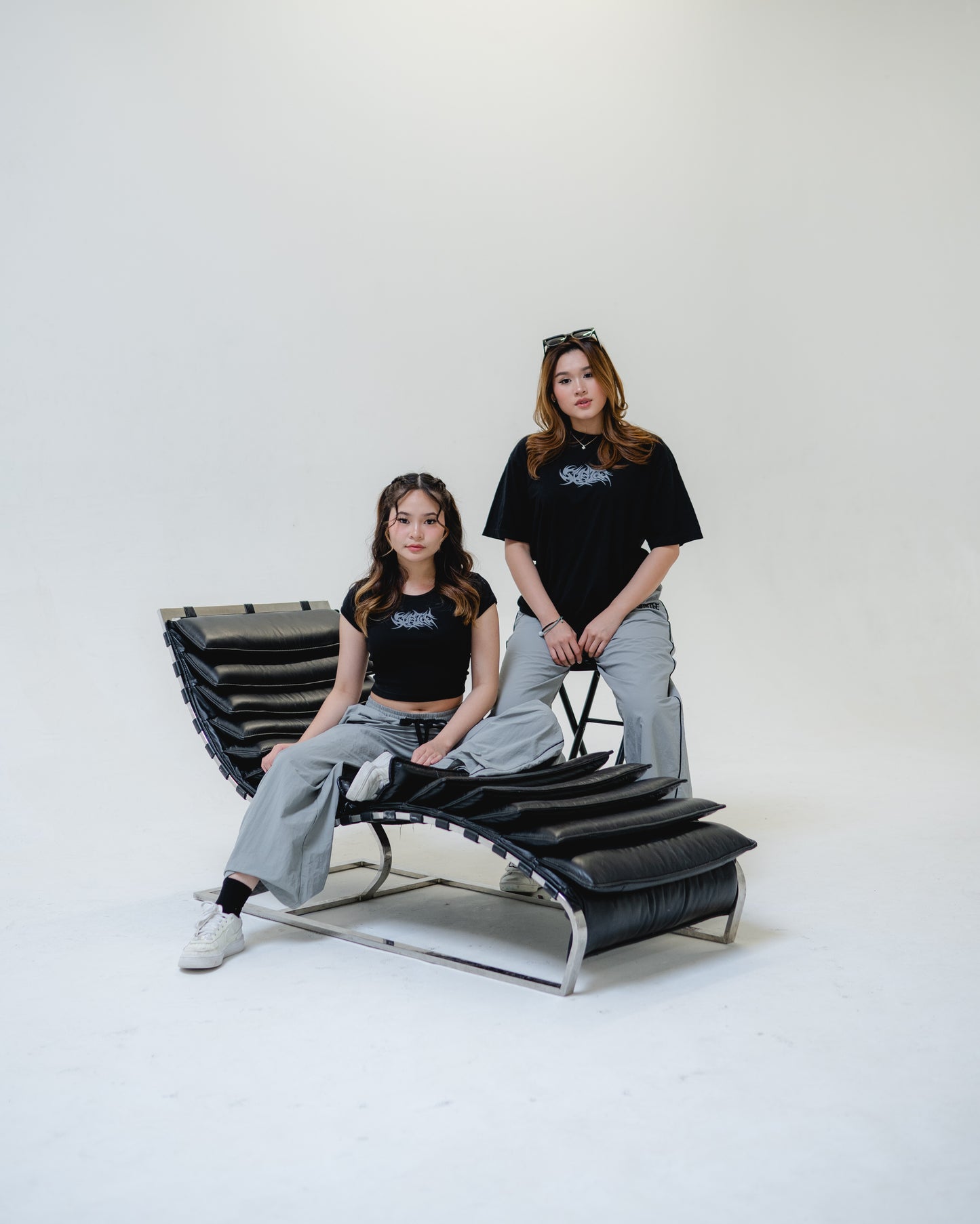 Light Gray Starflame Track Pants