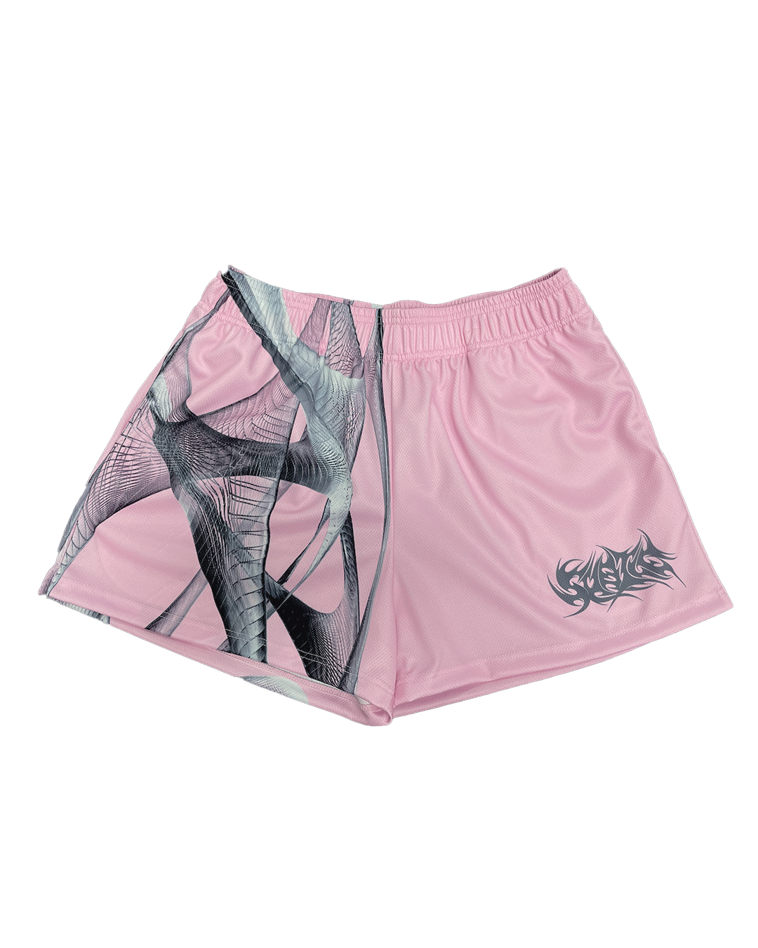 Women's Wireframe Pink Shorts