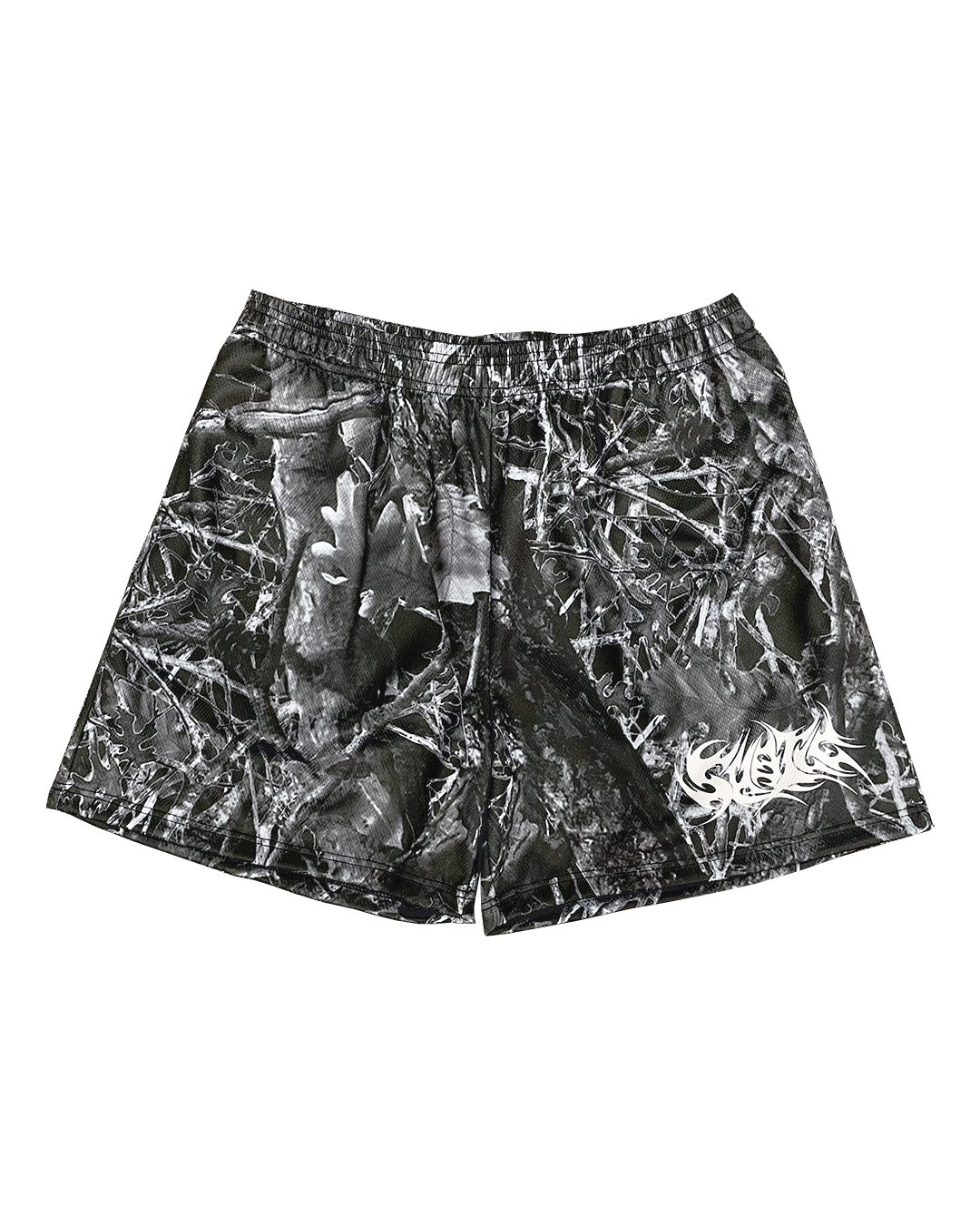 Men's Black Camo Shorts