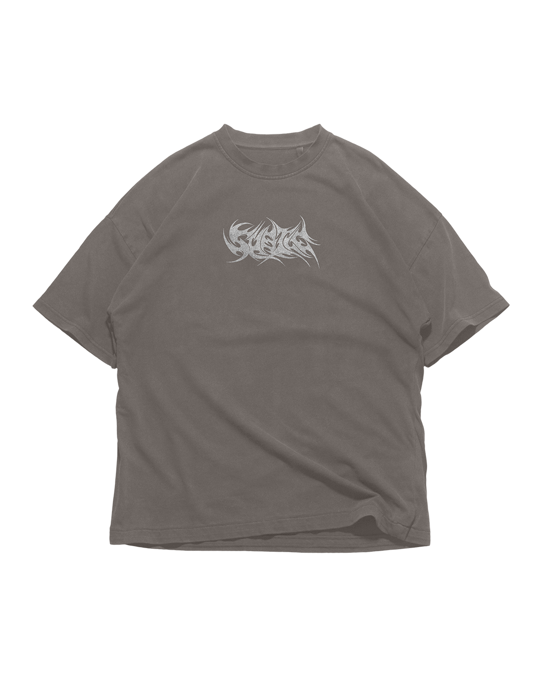 Washed Khaki Wireframe Tee